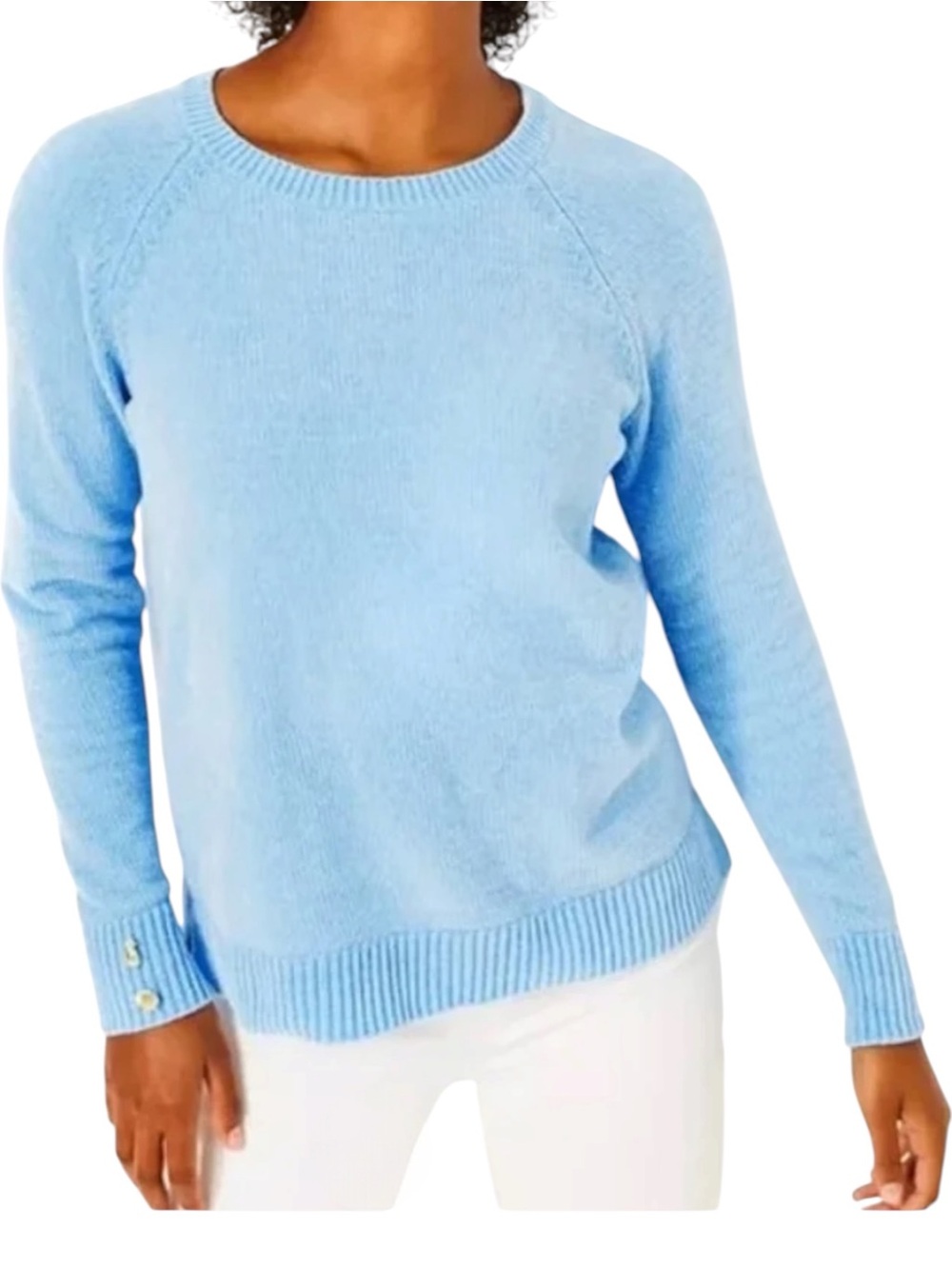 Lilly Pulitzer Praxon Sweater Bon Bon Blue Small
